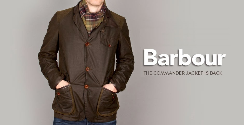 Barbour commander b jacket sales
